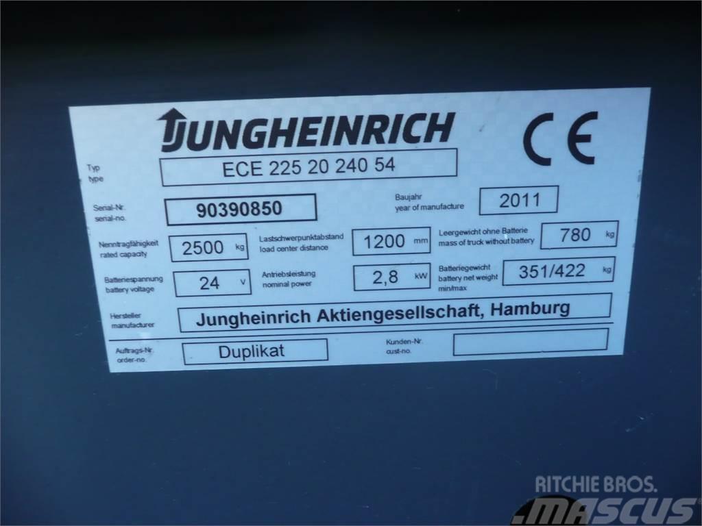 Jungheinrich ECE 225 2400X540mm Komissiózó alacsony emelésű targonca