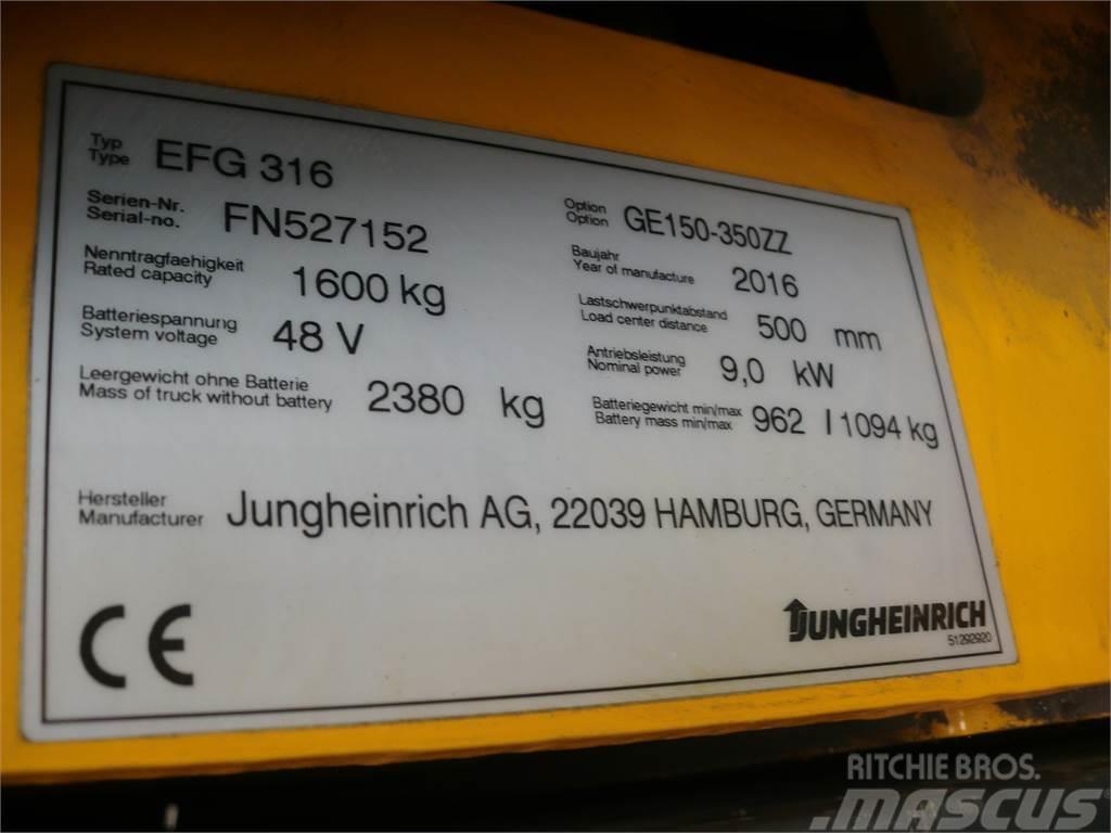 Jungheinrich EFG 316 350 ZT Elektromos targoncák