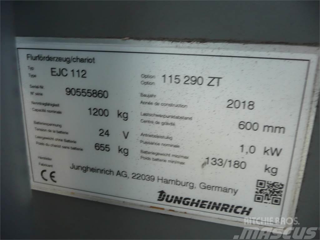 Jungheinrich EJC 112 290 ZT Elektromos gyalogkíséretű targoncák