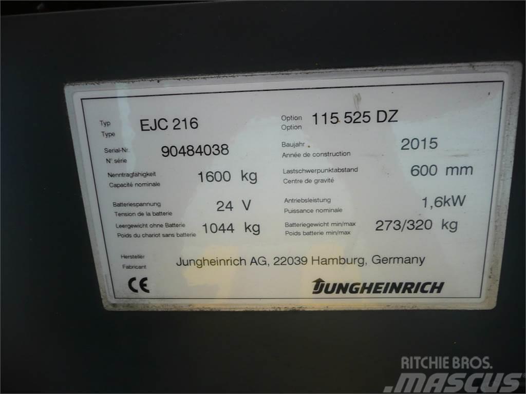 Jungheinrich EJC 216 525 DZ Elektromos gyalogkíséretű targoncák