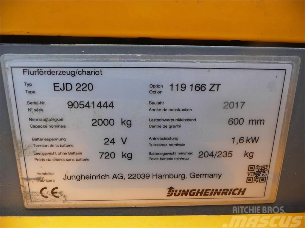 Jungheinrich EJD 220 166 ZT Li-ion Elektromos gyalogkíséretű targoncák