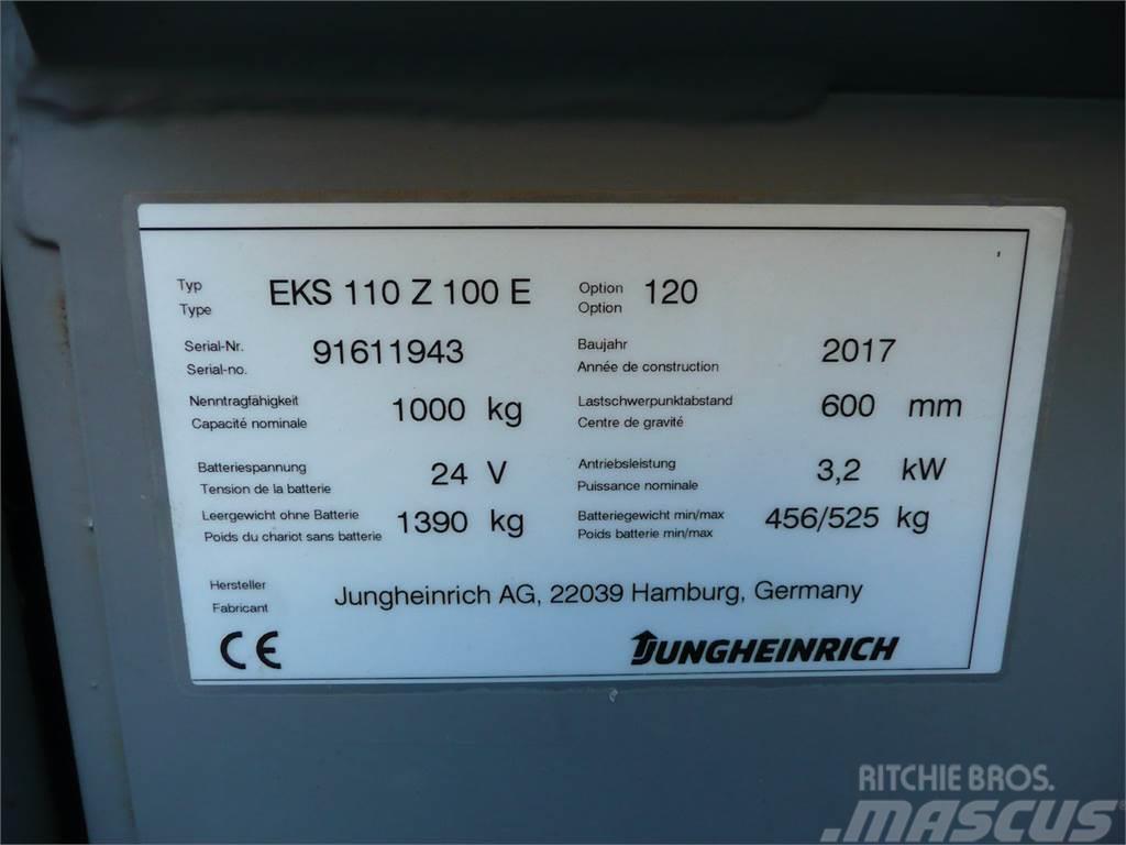 Jungheinrich EKS 110 Z 100 E Komissiózó magas emelésű targonca