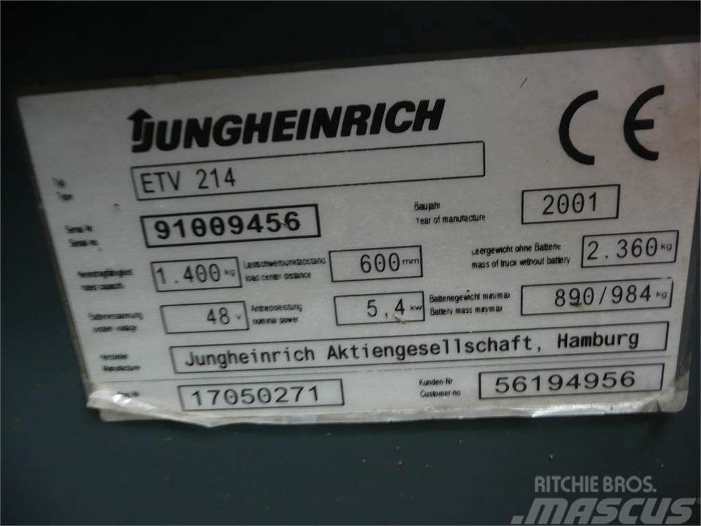 Jungheinrich ETV 214 600 DZ Tolóoszlopos targonca