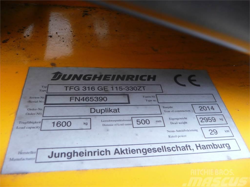 Jungheinrich TFG 316 330 ZT Gázüzemű targoncák