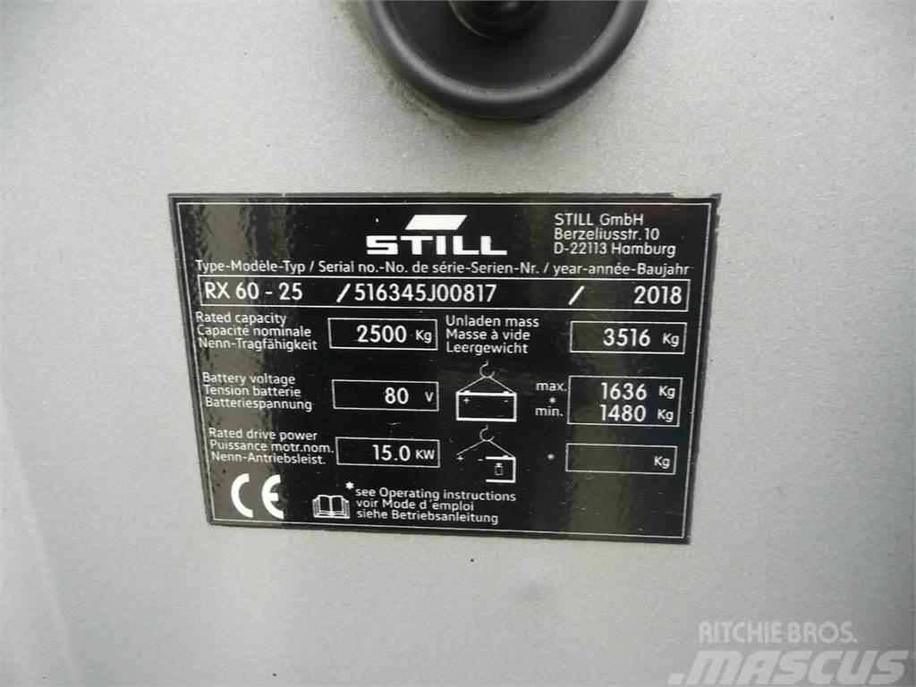 Still RX60-25 Elektromos targoncák