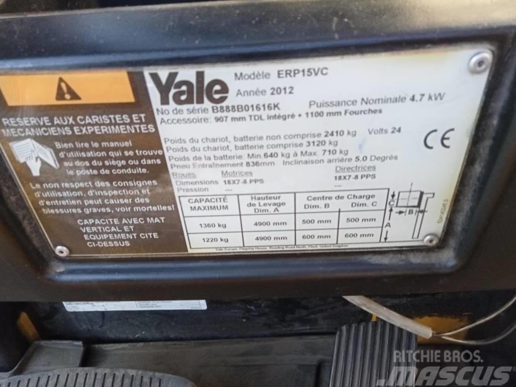 Yale ERP15VC Elektromos targoncák