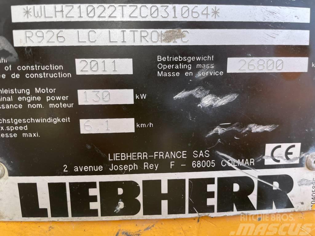 Liebherr R 926 LC Lánctalpas kotrók