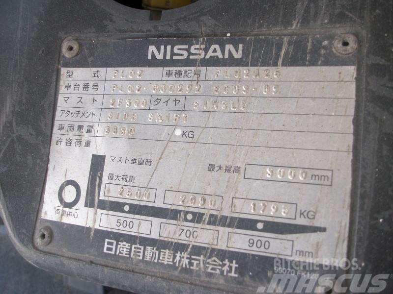 Nissan PL02A25 Gázüzemű targoncák