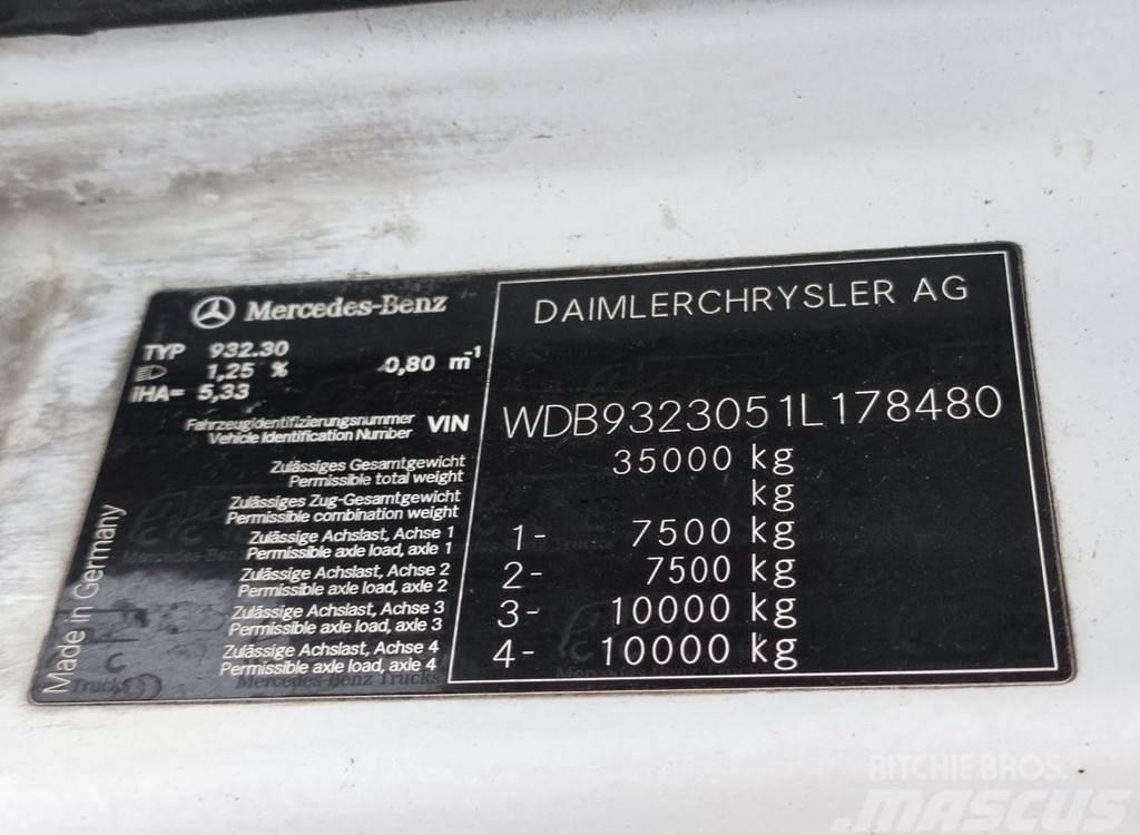 Mercedes-Benz Actros 3241K/45 8X4M / OM501 Engine sold / Gearbox Alváz és felfüggesztés