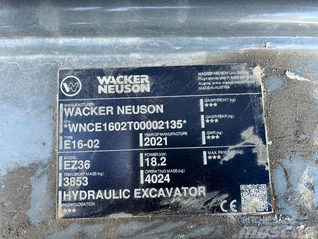 Wacker Neuson EZ 36 Mini kotrók < 7t