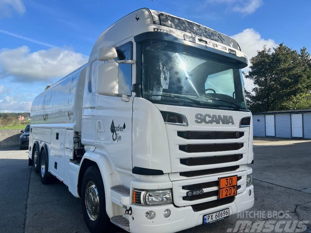 Scania G 490 Tartályos teherautók
