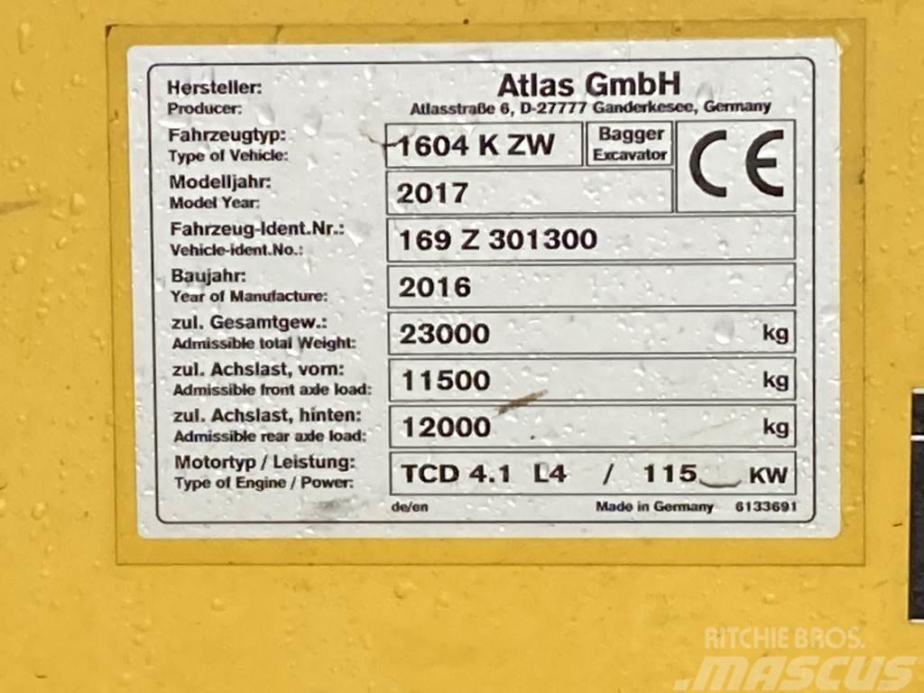 Atlas AB1604K Gumikerekes kotrók
