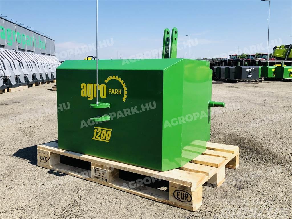  1200 kg front hitch weight, in green color Orr súlyok