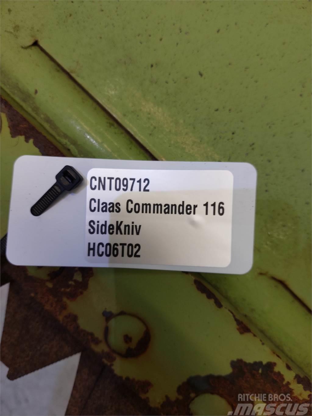 CLAAS Commandor 116 Kombájn tartozékok