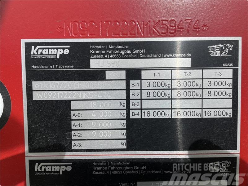 Krampe HD 550 Egyéb kommunális gépek
