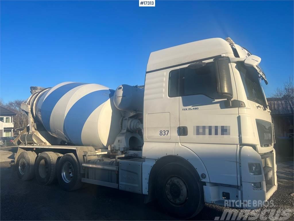 MAN TGX 35.480 8x4 Concrete truck w/ Putzmeister super Betonkeverők/Betonpumpák