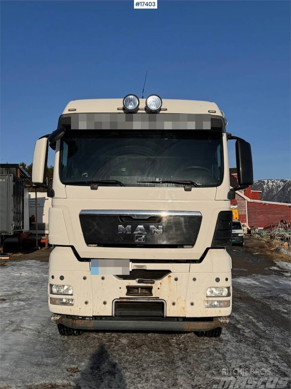 MAN TGX 35.480 8x4 flatbed truck w/ driving bridges Platós / Ponyvás teherautók