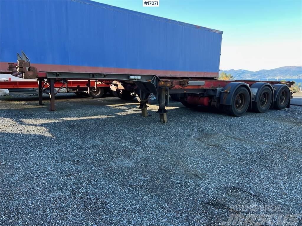Renders 3 Axle Container trailer w/ extension to 13.60 Egyéb pótkocsik
