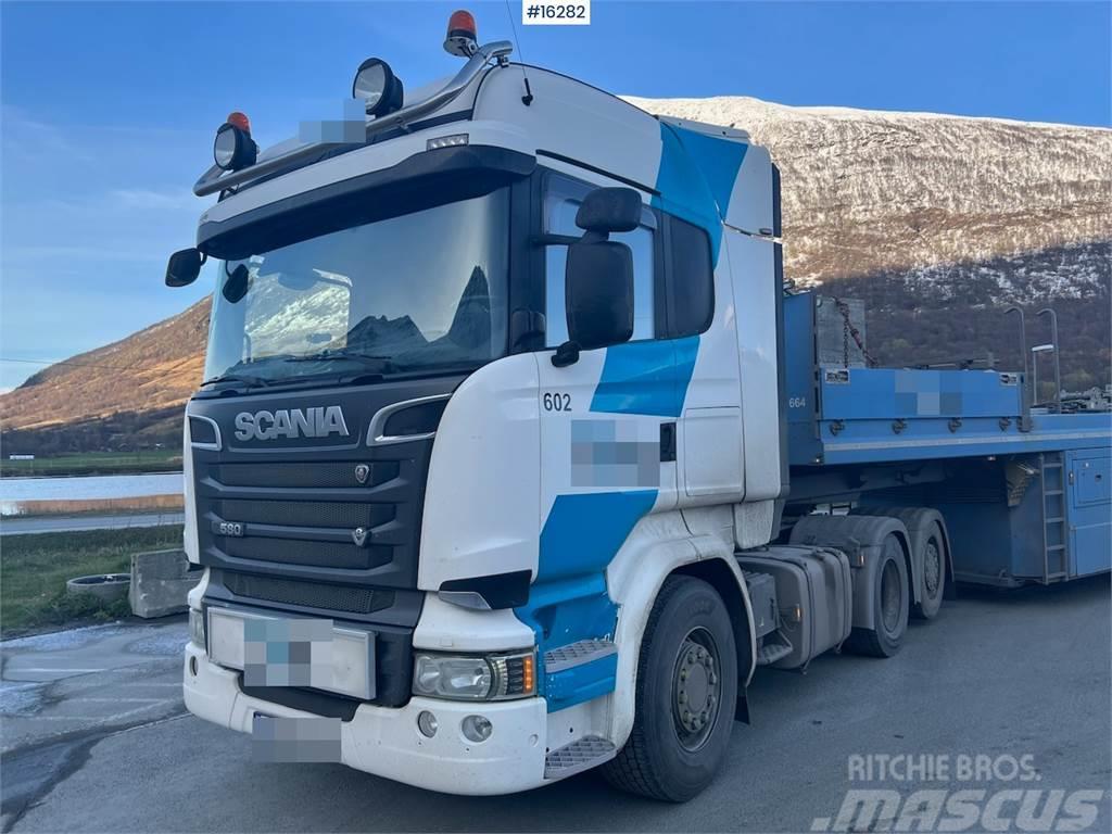 Scania R580 6x2 tractor unit w/ Euro 6 SEE VIDEO Nyergesvontatók