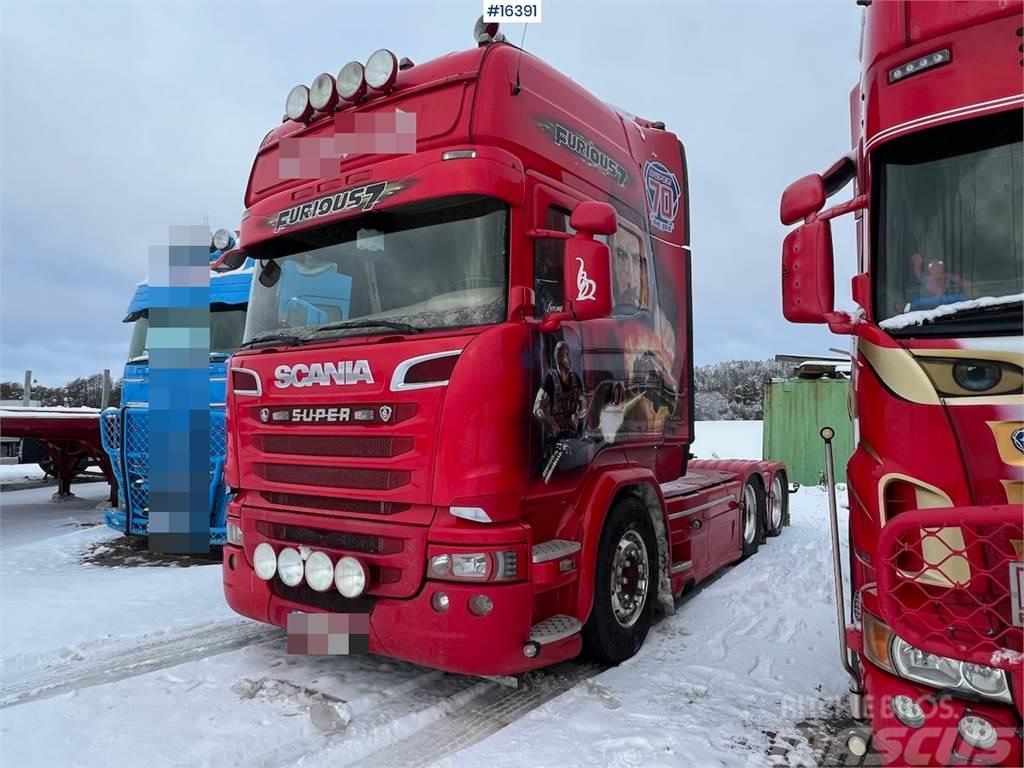 Scania R580 6x2 tractor unit w/ hydraulics Nyergesvontatók