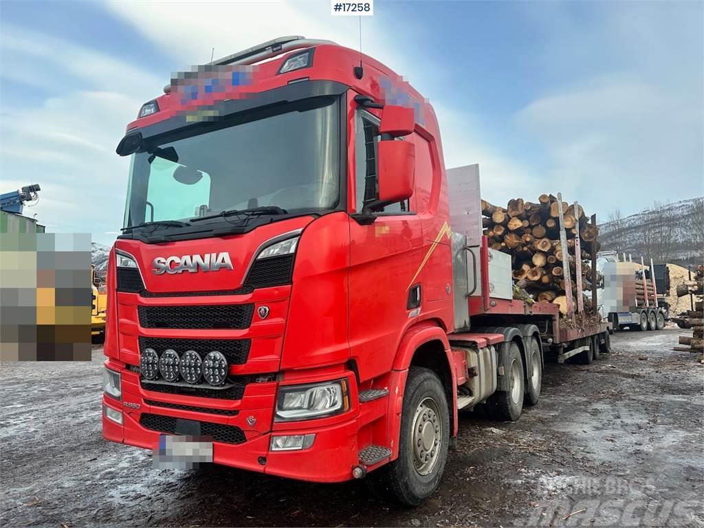 Scania R650 6x4 Tractor w/ Istrail Trailer. WATCH VIDEO Nyergesvontatók