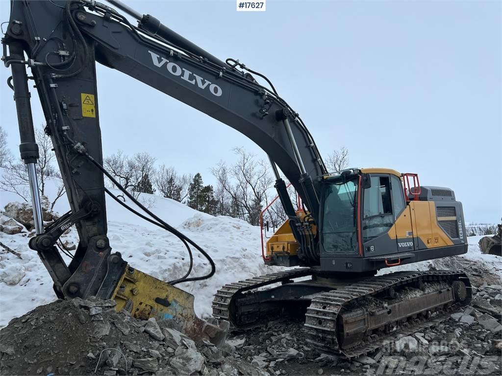 Volvo EC380EL excavator w/ 4370 hours WATCH VIDEO Lánctalpas kotrók