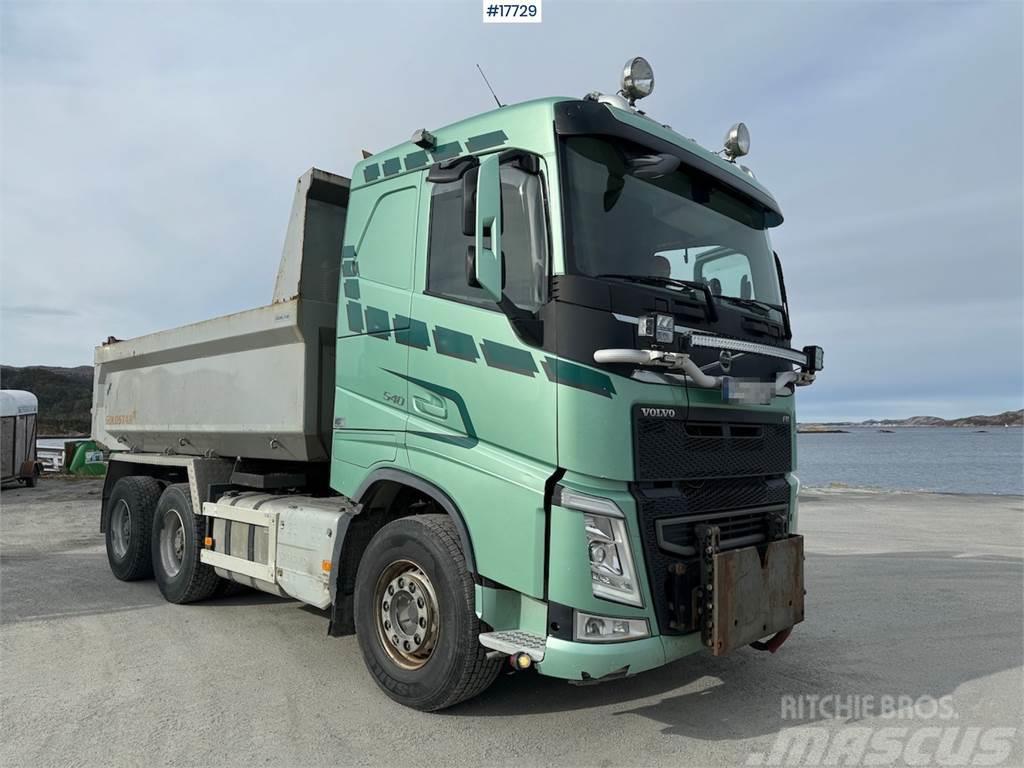 Volvo fh 540 6x4 plow rigged tipper. Euro 6. WATCH VIDEO Billenő teherautók
