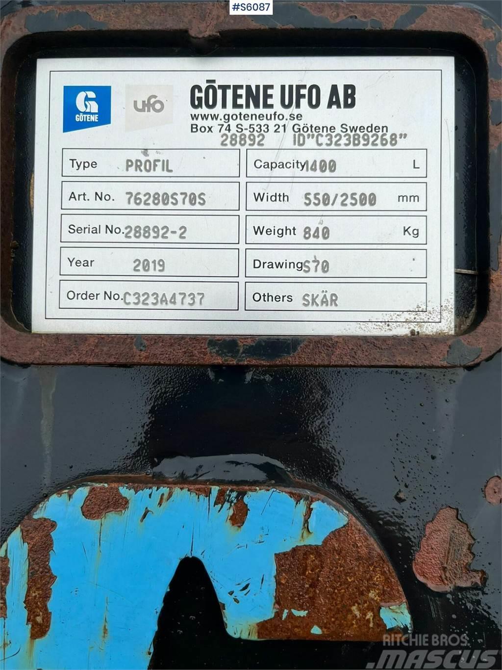 Götene UFO S70 Profile bucket Kanalak