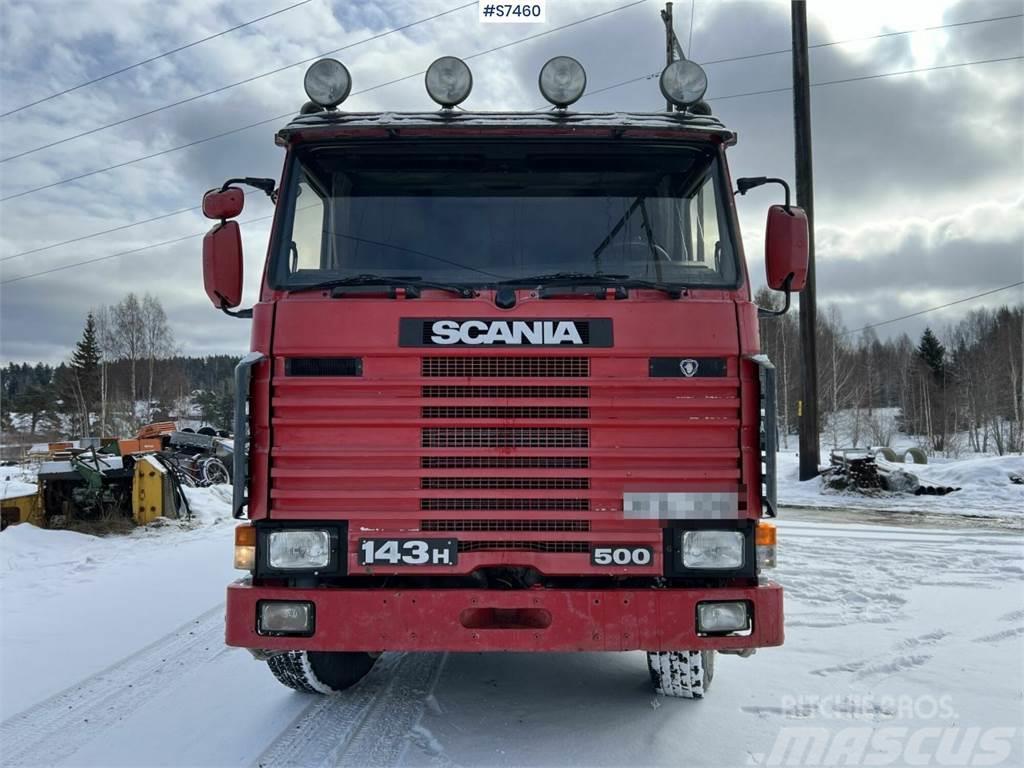 Scania R143 HL 8x2 59 with Atlas Copco XRVS466 compressor Közúti karbantartó haszongépek