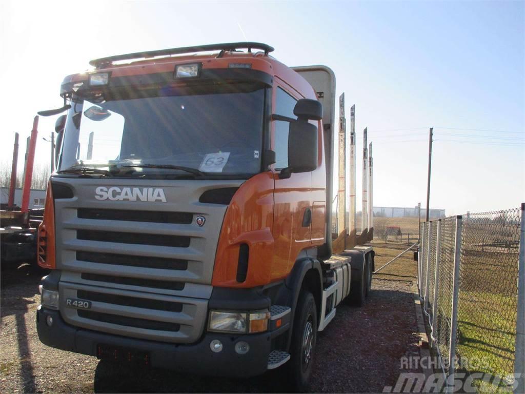 Scania R420 Rönkszállító teherautók