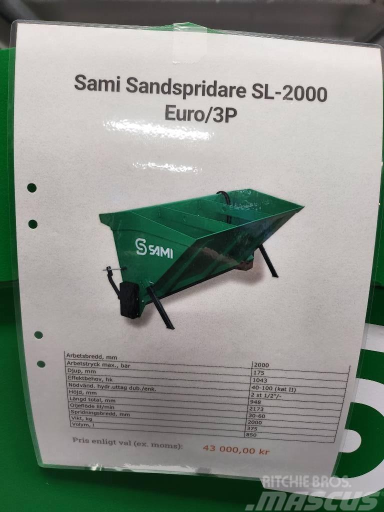 Sami Sandspridare SL 2000 euro / 3p  sms trima DEMO Homok és Sószórók