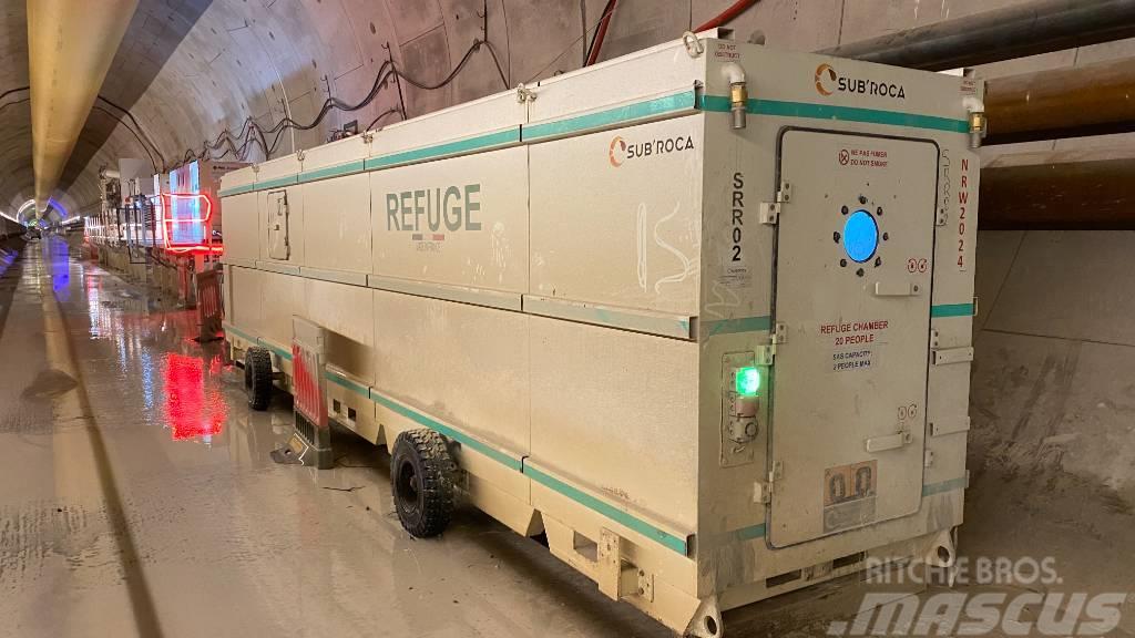  SUB'ROCA Tunnel Refuge chamber 20 people Egyéb Földalatti Felszerelések