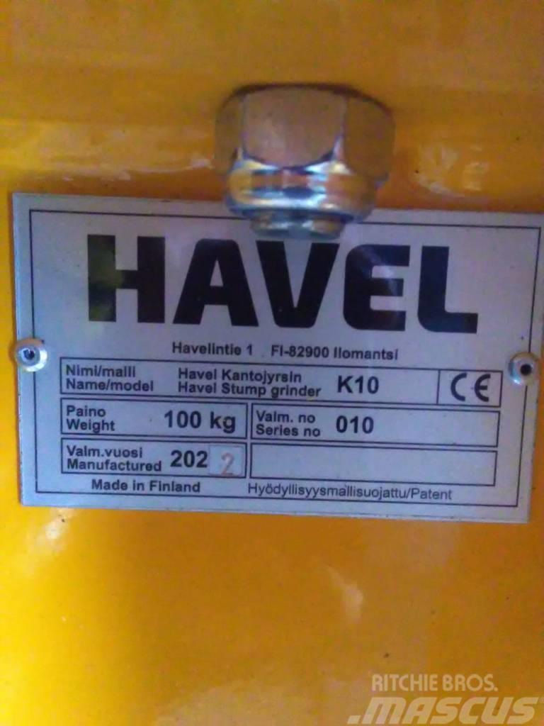  Havel K10 kantojyrsin 1,5-10 t koneisiin Talajgyaluk