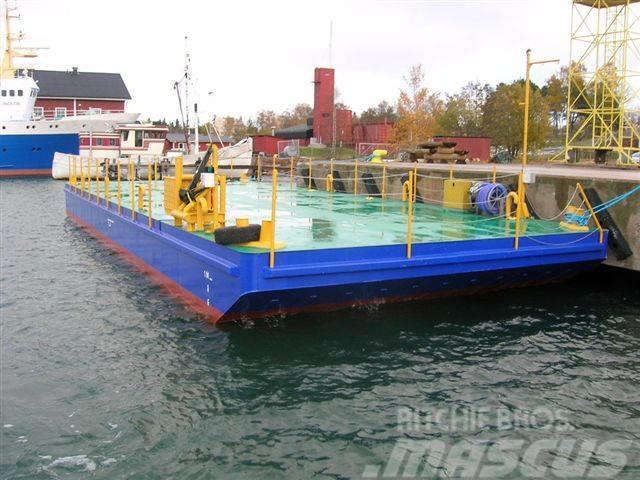  Flat Top  Barge / Pråm / Ponton 18 meter munkacsónakok/uszályok