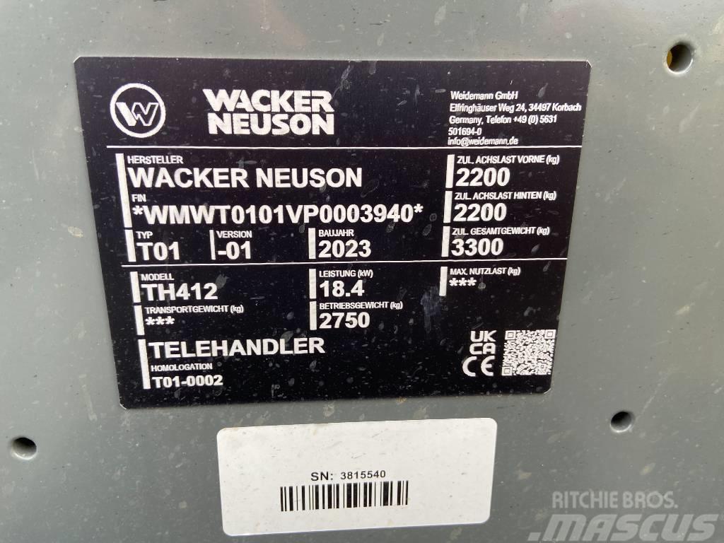 Wacker Neuson TH412 Teleszkópos rakodók