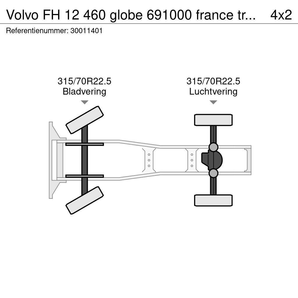 Volvo FH 12 460 globe 691000 france truck hydraulic Nyergesvontatók