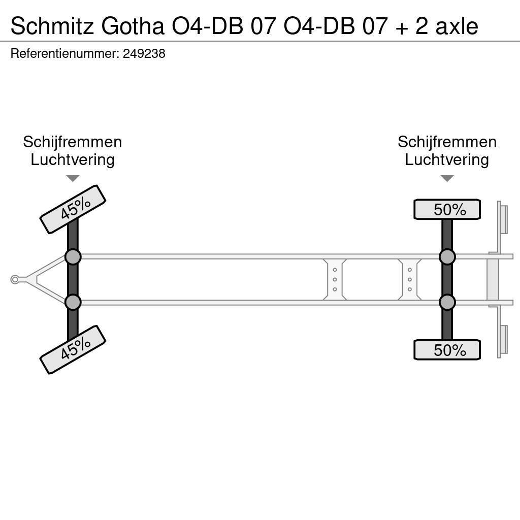 Schmitz Cargobull Gotha O4-DB 07 O4-DB 07 + 2 axle Ponyvás pótkocsik