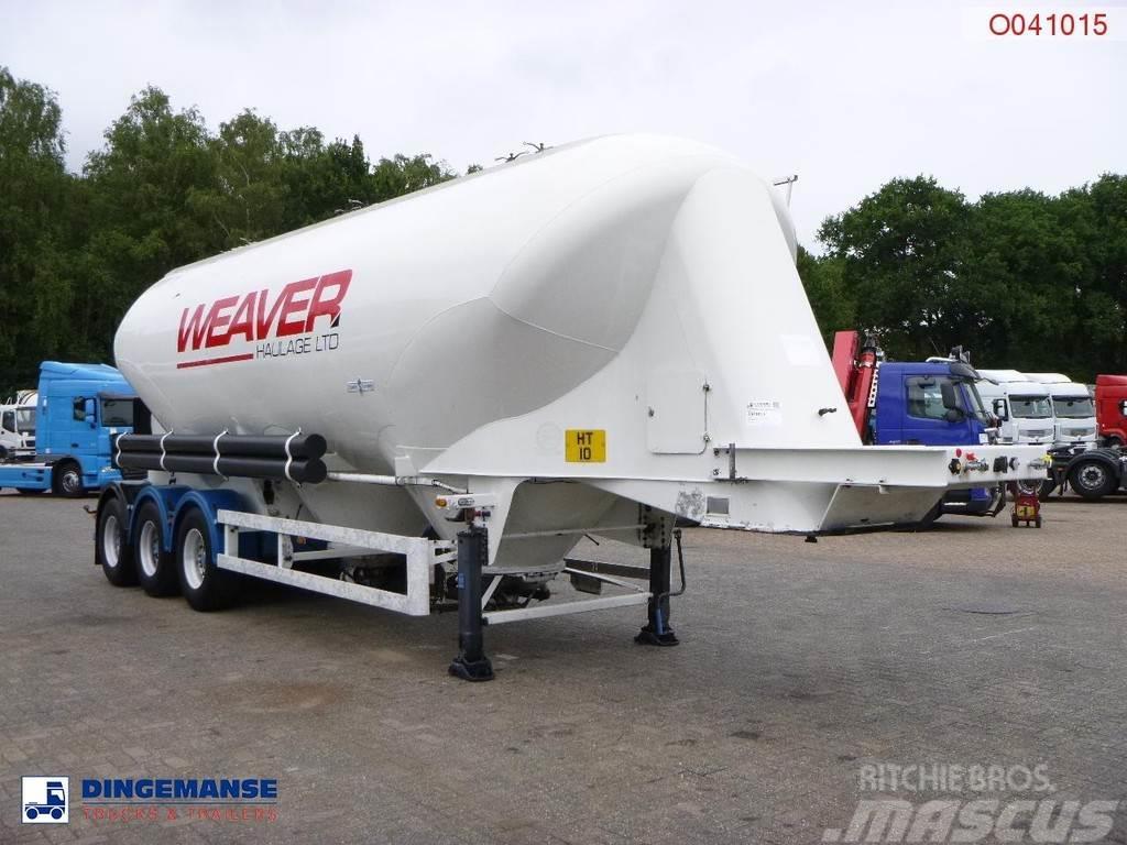 Spitzer Powder tank alu 43 m3 / 1 comp Tartályos félpótkocsik