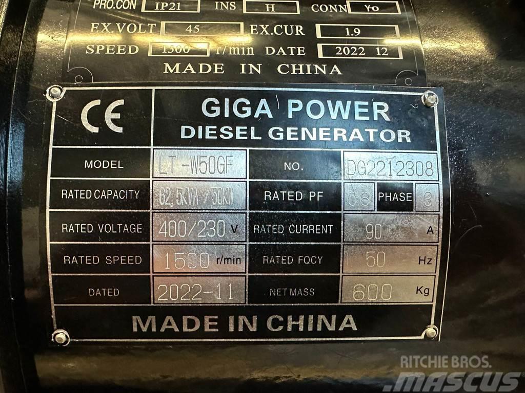  Giga power LT-W50GF 62.5KVA open set Egyéb Áramfejlesztők