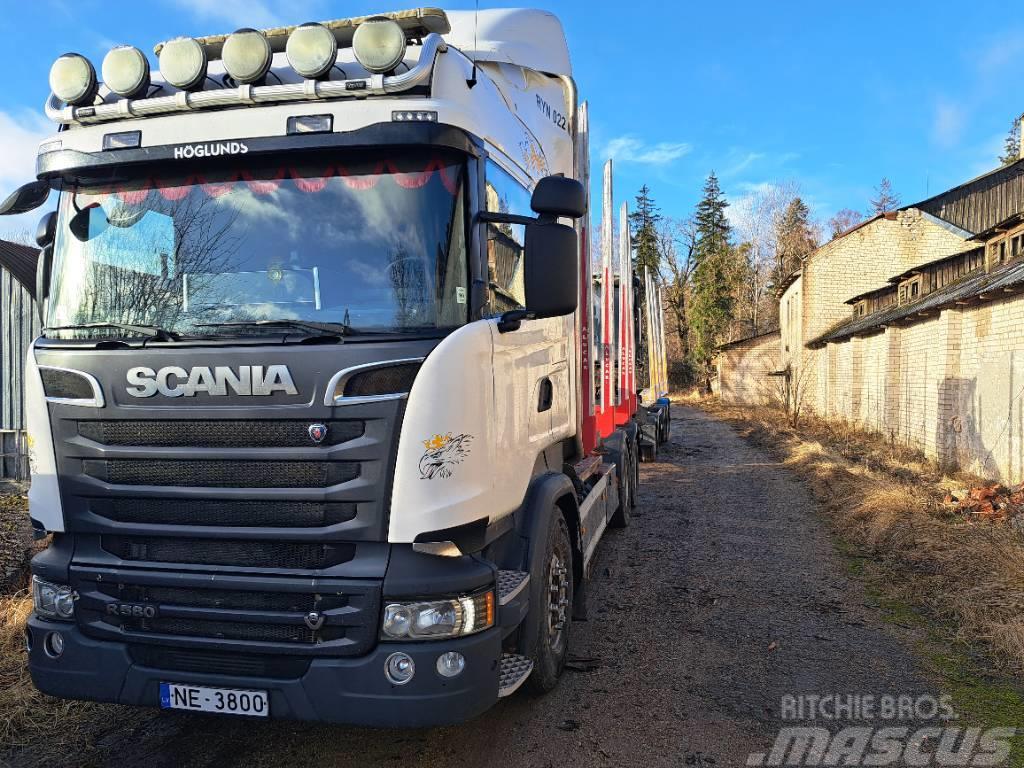 Scania R 580 Rönkszállító teherautók