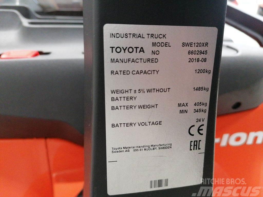 Toyota SWE120XR Li-ion Gyalogkíséretű targonca