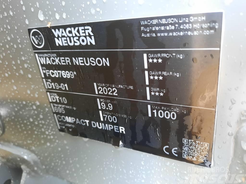 Wacker Neuson DT 10 Lánctalpas dömperek