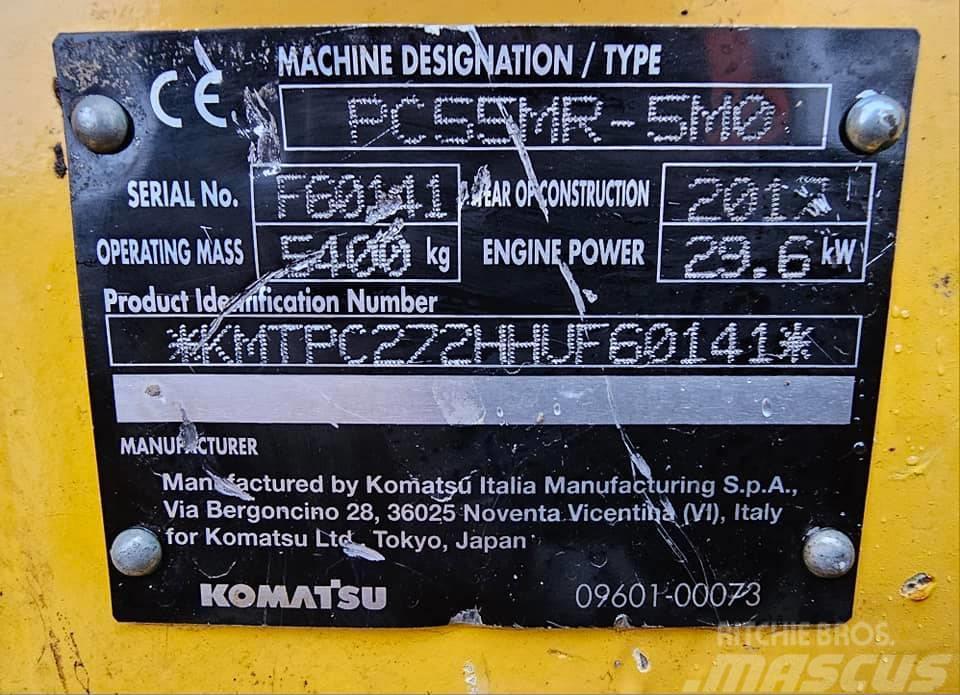 Komatsu PC55 MR-5M0 Mini kotrók < 7t