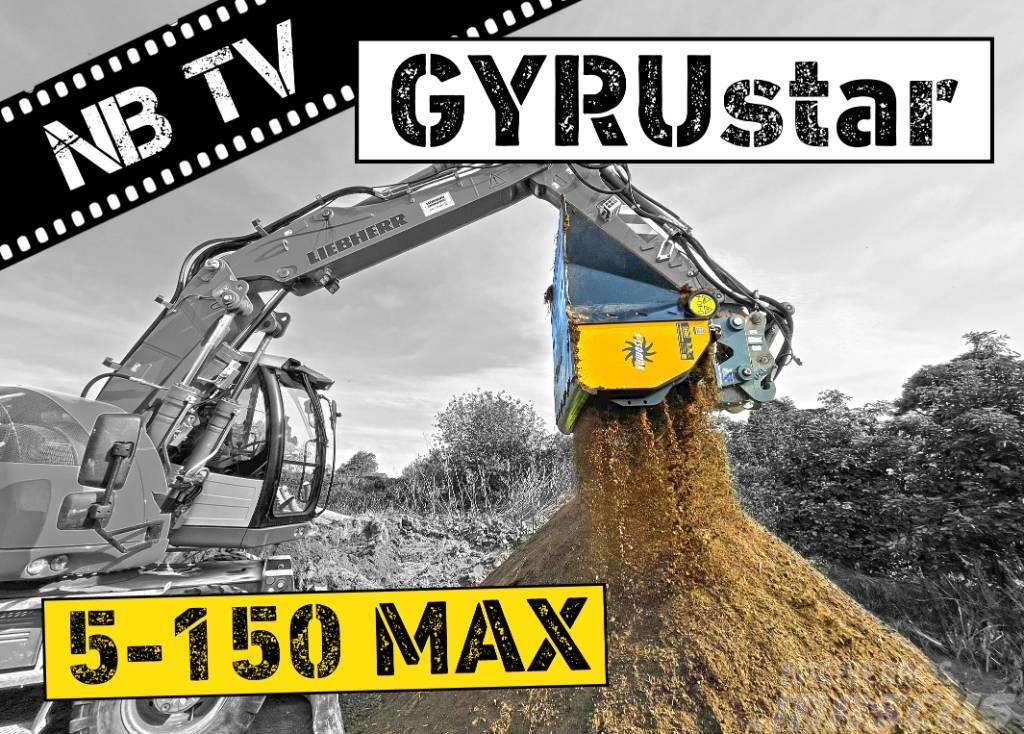 Gyru-Star  5-150MAX | Siebschaufel Radlader, Bagger Kanalak