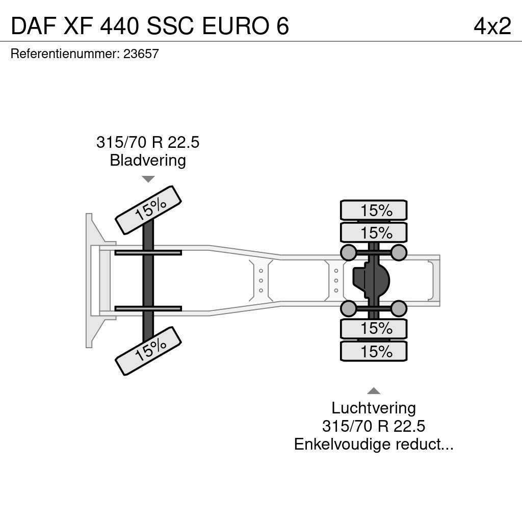DAF XF 440 SSC EURO 6 Nyergesvontatók