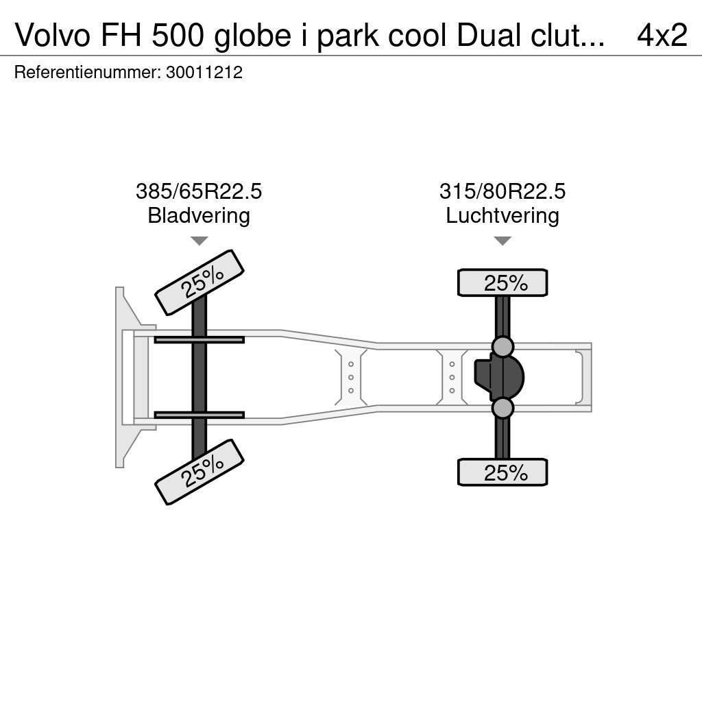 Volvo FH 500 globe i park cool Dual clutch21/12/16 Nyergesvontatók