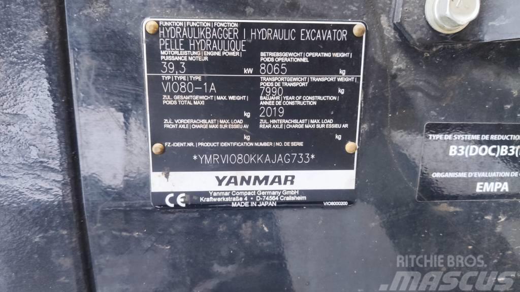 Yanmar Vio 80-1A Közepes (midi) kotrók 7 t - 12 t
