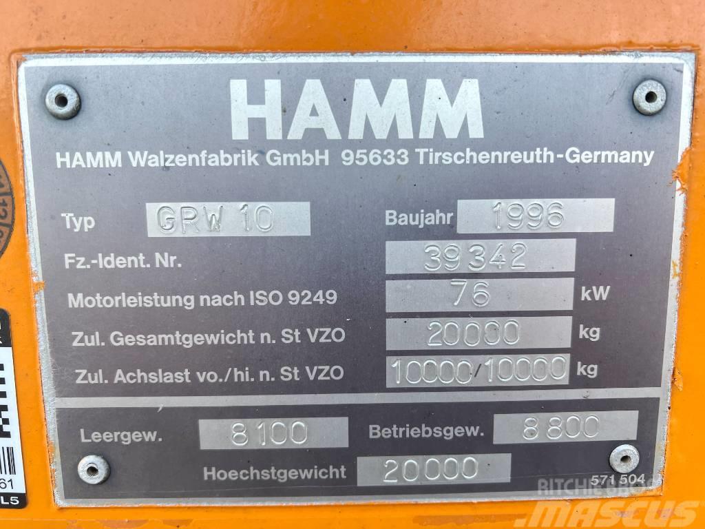Hamm GRW 10 Good Working Condition Pneumatikus kerekes hengerek