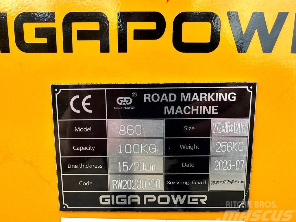  Giga power Road Marking Machine Aszfalt marók