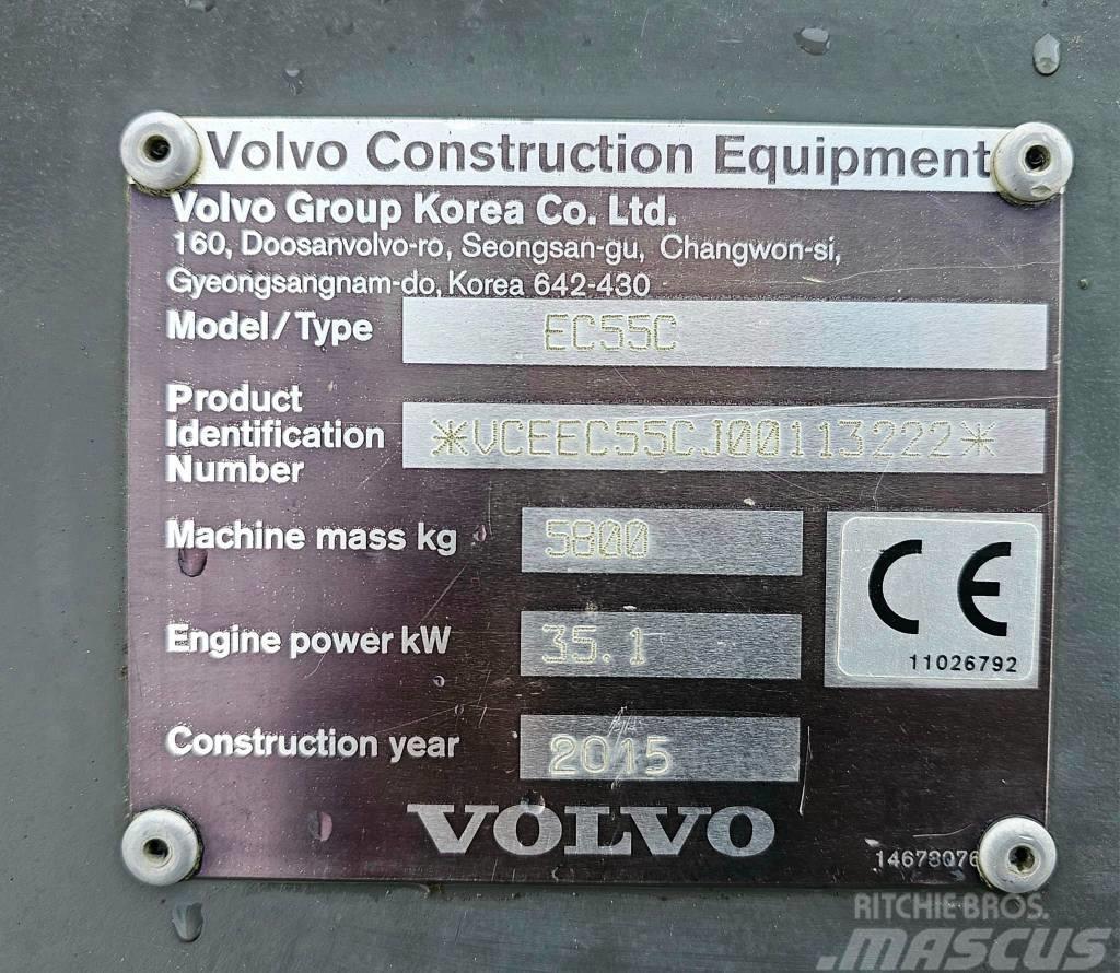 Volvo EC 55 C Mini kotrók < 7t